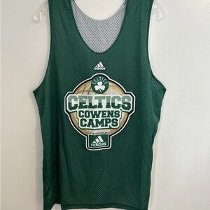 Boston Celtics Cowens Camps AdidasxA4 Reversible Green White Basketball Jersey S